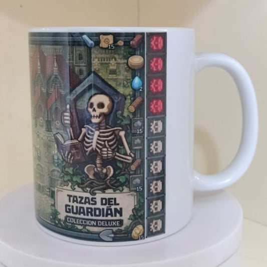 Taza "Guardían de Cementerio" – Colección Deluxe (Diseño de Fan)