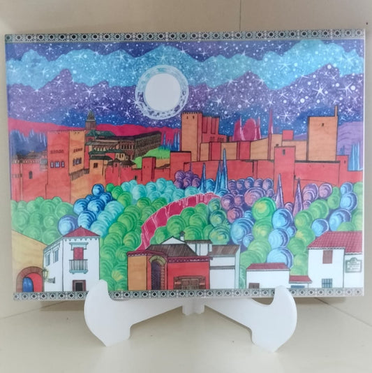Azulejo ALHAMBRA MAGICA GRANADA